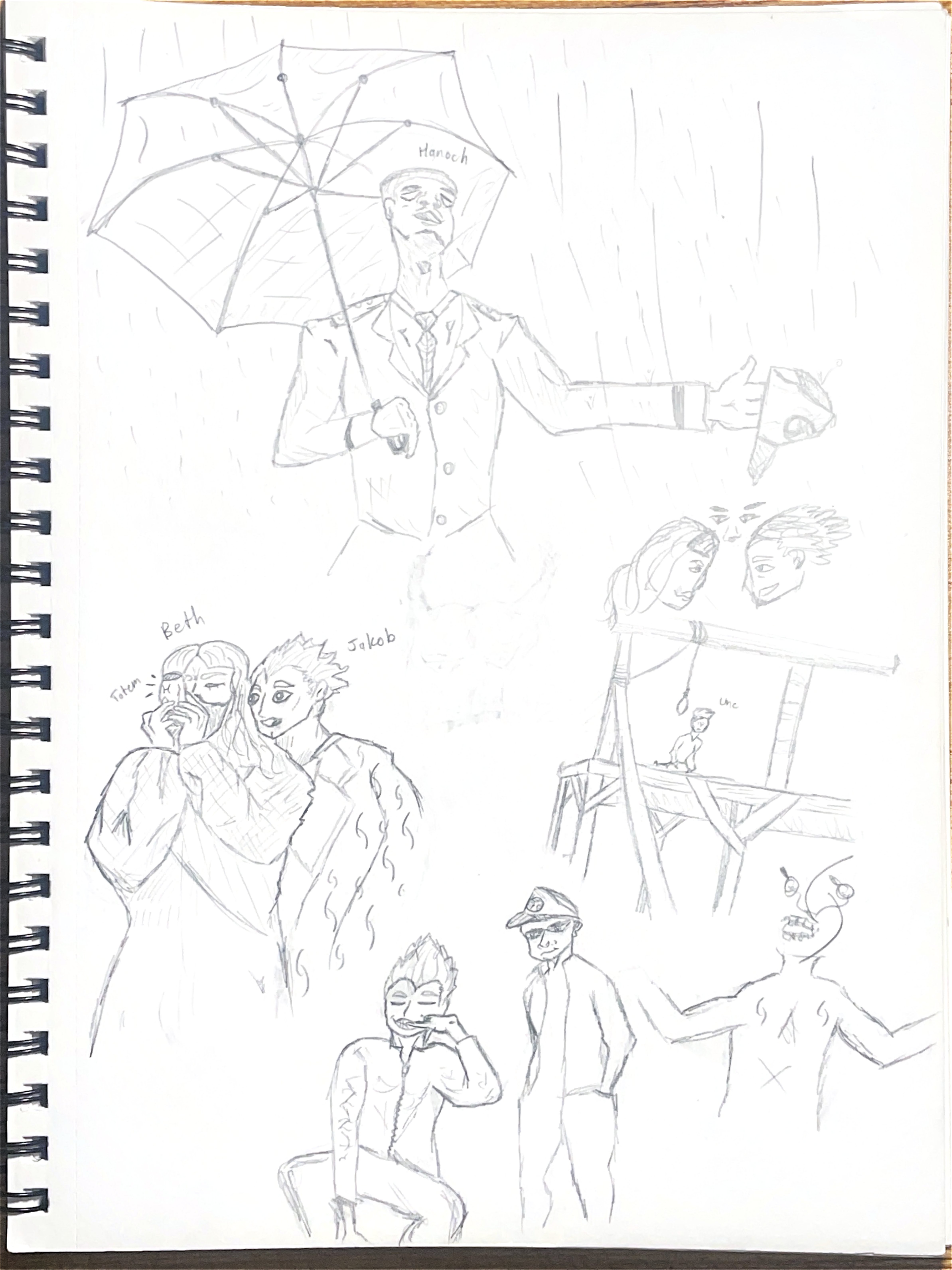 Hanoch Pose Sketches