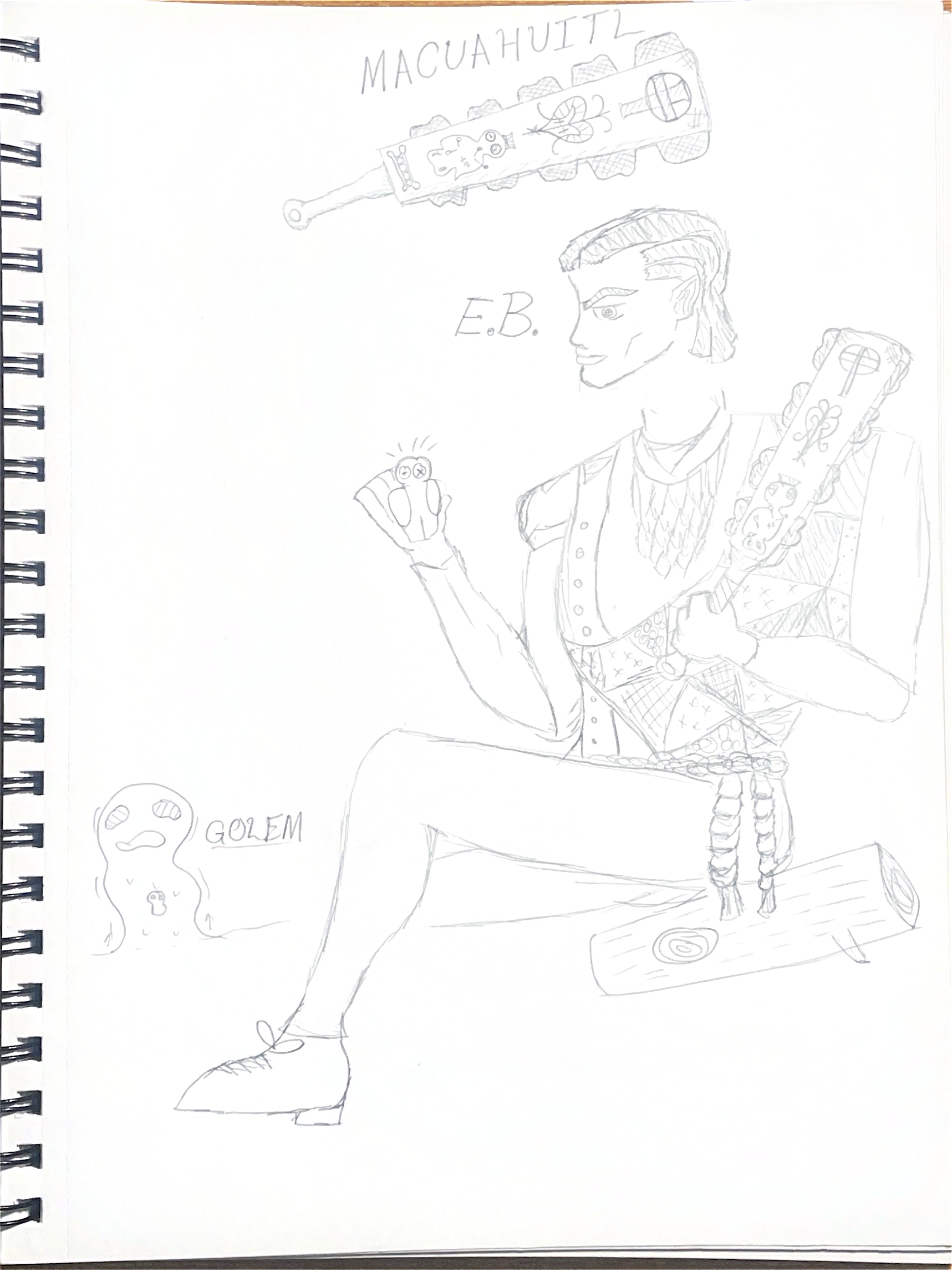 EB and his Macuahitl